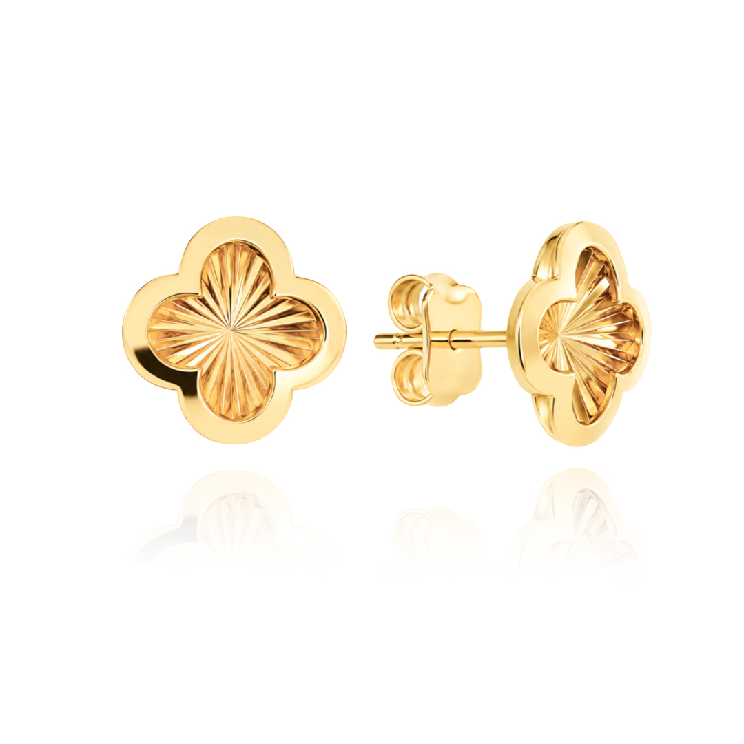 Arany fülbevaló Golden Clover Arany fülbevaló Golden Clover
