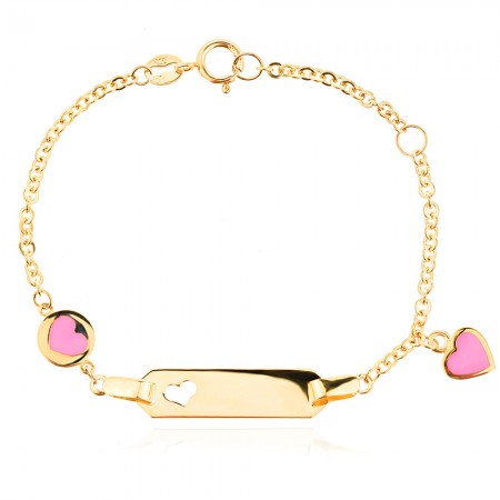 Arany gyermek karkötő Baby Heart Arany gyermek karkötő Baby Heart