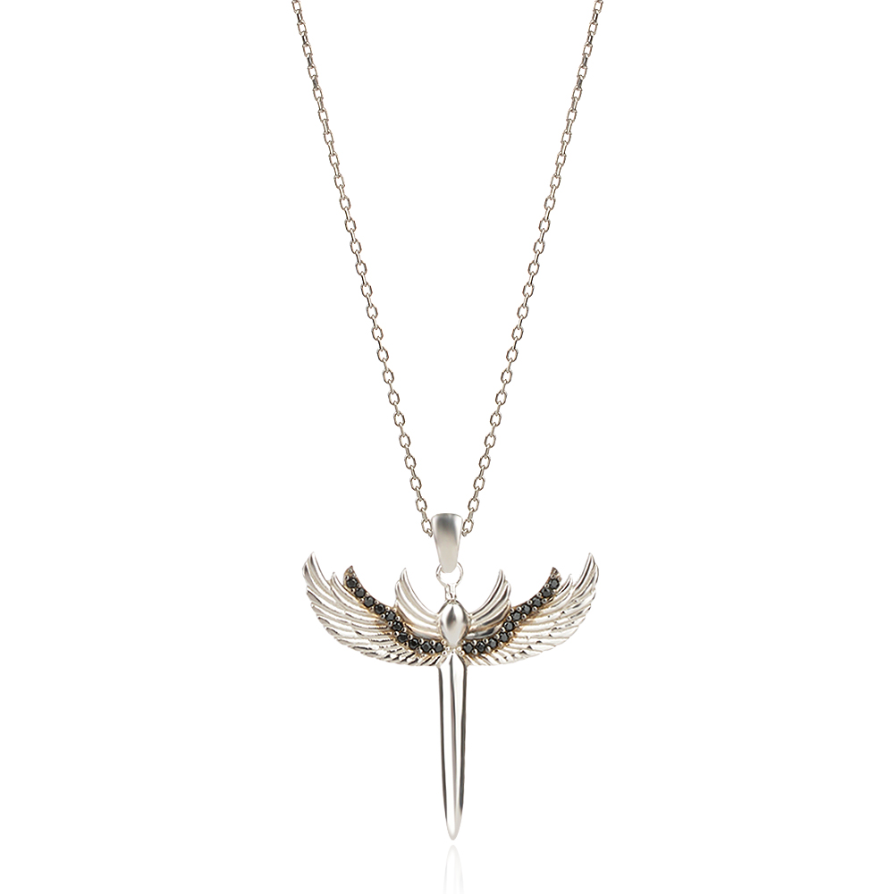 Ezüst nyaklánc Angel Wings