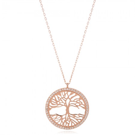 Ezüst nyaklánc Tree of Life