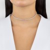 Ezüst choker White tennis Ezüst choker White tennis