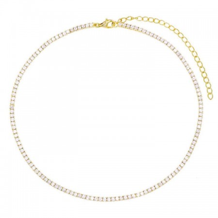 Ezüst choker White tennis Ezüst choker White tennis