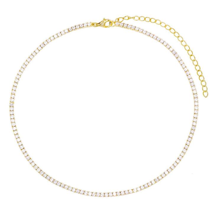 Ezüst choker White tennis Ezüst choker White tennis