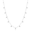 Ezüst choker Disc