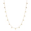 Ezüst choker Disc