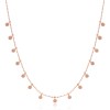 Ezüst choker Disc