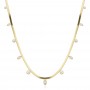 Ezüst choker Moda