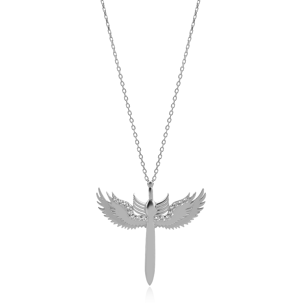 Ezüst nyaklánc Angel Wings