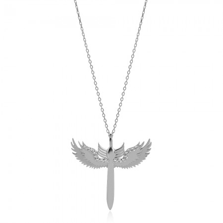 Ezüst nyaklánc Angel Wings