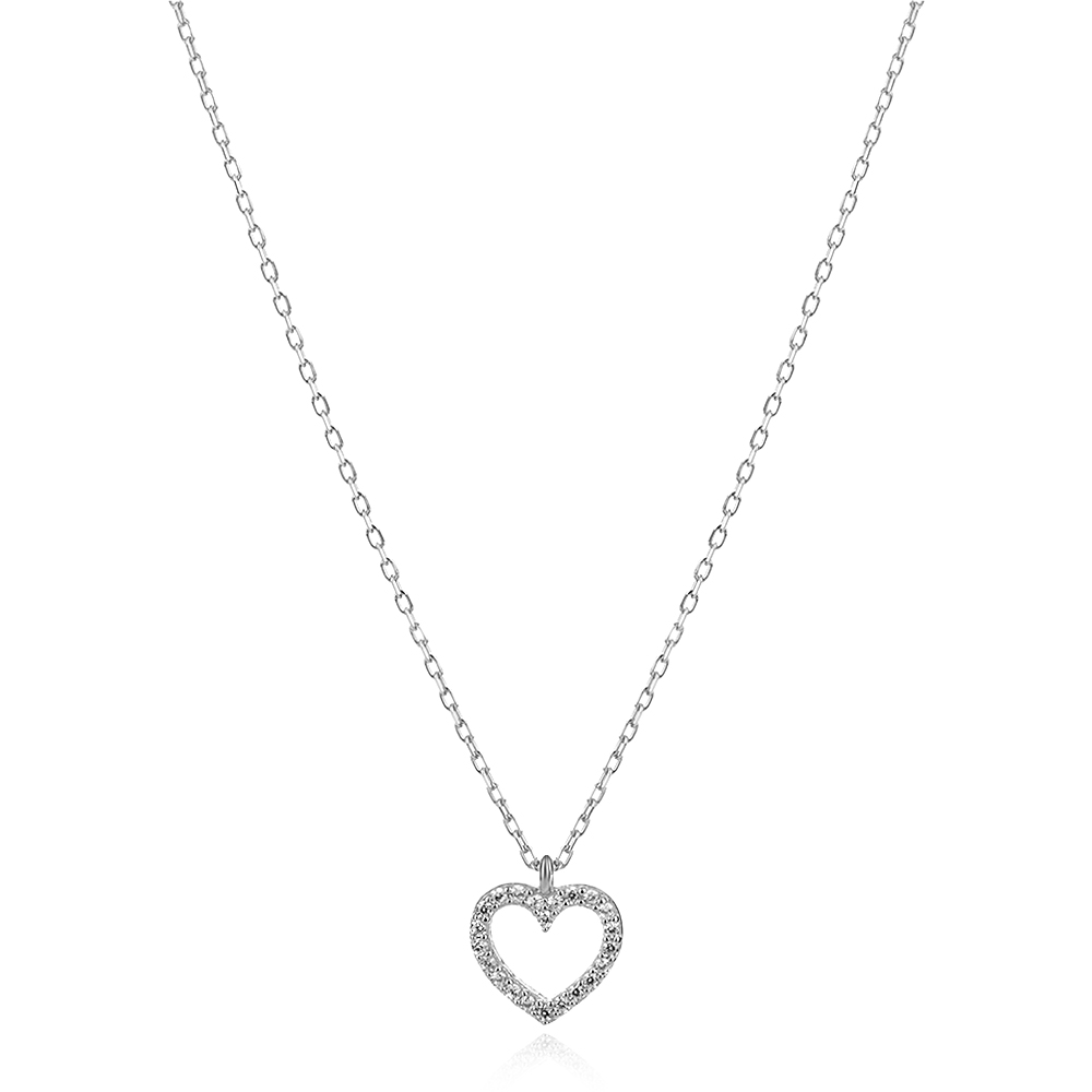 Ezüst nyaklánc Heart