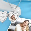 Ezüst nyaklánc Heart Photo Locket Ezüst nyaklánc Heart Photo Locket