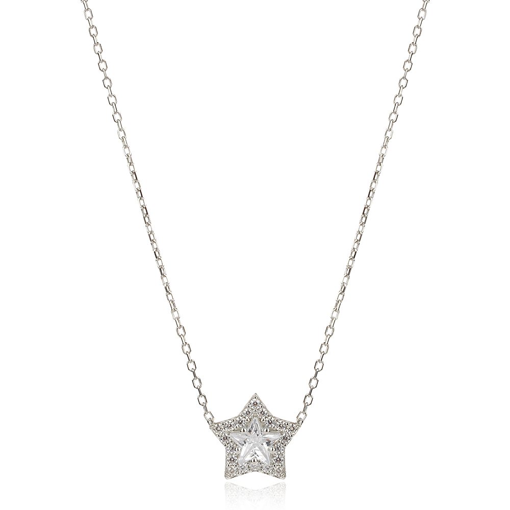 Ezüst Luxury Star nyaklánc