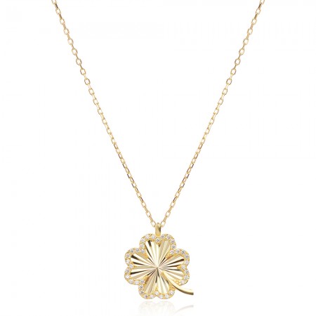 Ezüst nyaklánc Shining Clover