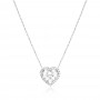 Ezüst nyaklánc Luxury Heart