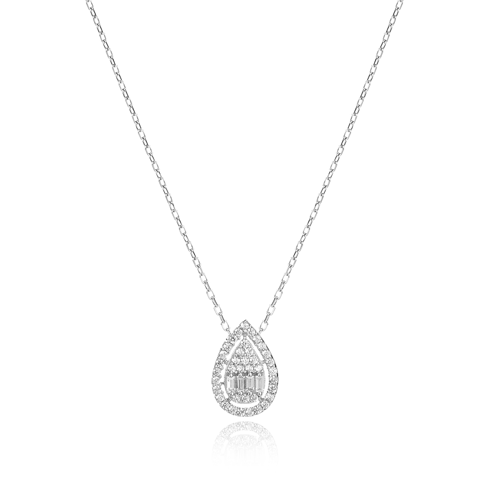 Ezüst nyaklánc Luxury Drop