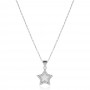 Ezüst nyaklánc Polished Star