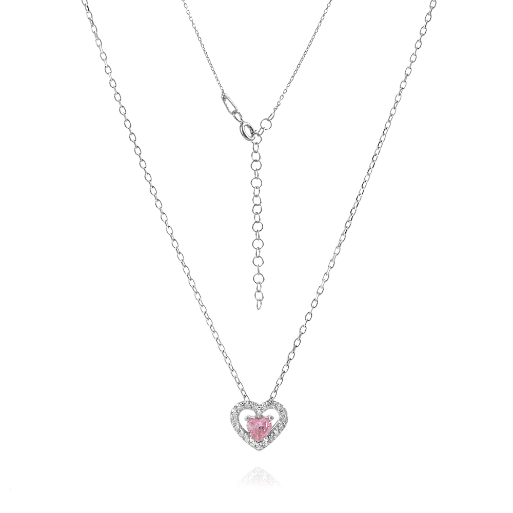 Ezüst Nyaklánc Rose Heart Ezüst Nyaklánc Rose Heart
