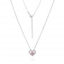 Ezüst Nyaklánc Rose Heart