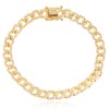 Ezüst karkötő Cuban bracelet