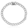 Ezüst karkötő Cuban bracelet