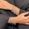 Ezüst karkötő Cuban bracelet
