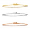 Thin Gemstone Tennis Bracelet Thin Gemstone Tennis Bracelet