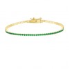 Thin Gemstone Tennis Bracelet Thin Gemstone Tennis Bracelet
