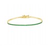 Thin Gemstone Tennis Bracelet Thin Gemstone Tennis Bracelet