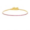 Thin Gemstone Tennis Bracelet Thin Gemstone Tennis Bracelet