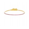 Thin Gemstone Tennis Bracelet Thin Gemstone Tennis Bracelet