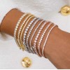 Thin Gemstone Tennis Bracelet Thin Gemstone Tennis Bracelet