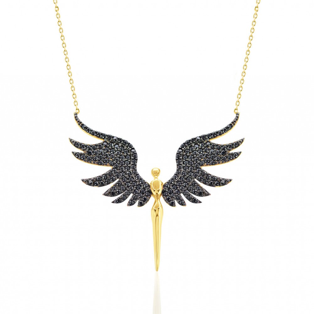 Arany nyaklánc Phoenix Black Arany nyaklánc Phoenix Black