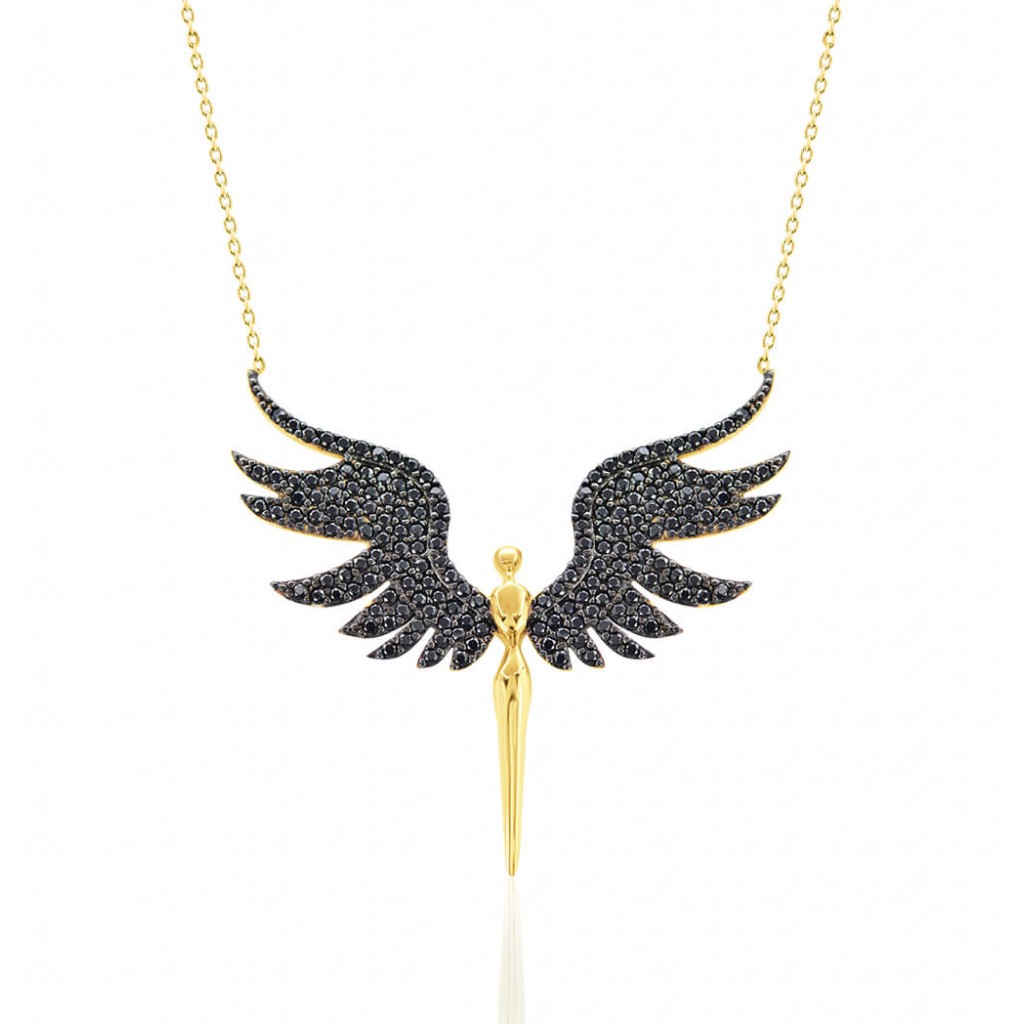 Arany nyaklánc Phoenix Black