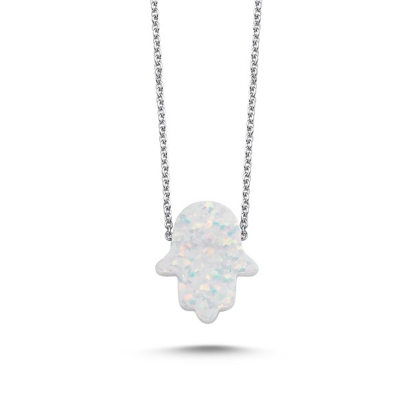 Arany nyaklánc Hamsa Opal Arany nyaklánc Hamsa Opal