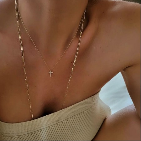 Arany nyaklánc Bless my cross