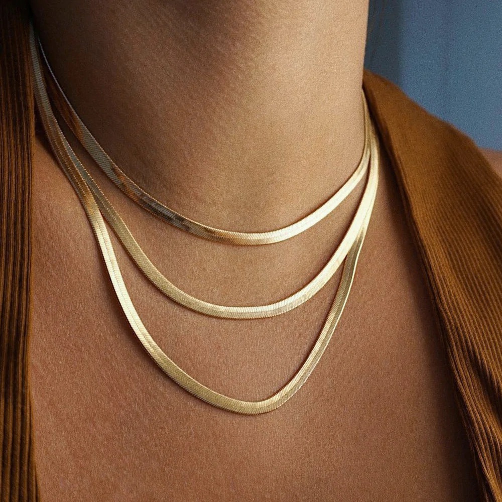 Arany nyaklánc Herringbone Arany nyaklánc Herringbone
