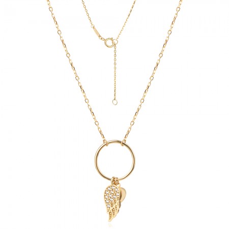 Angel Wing arany nyaklánc