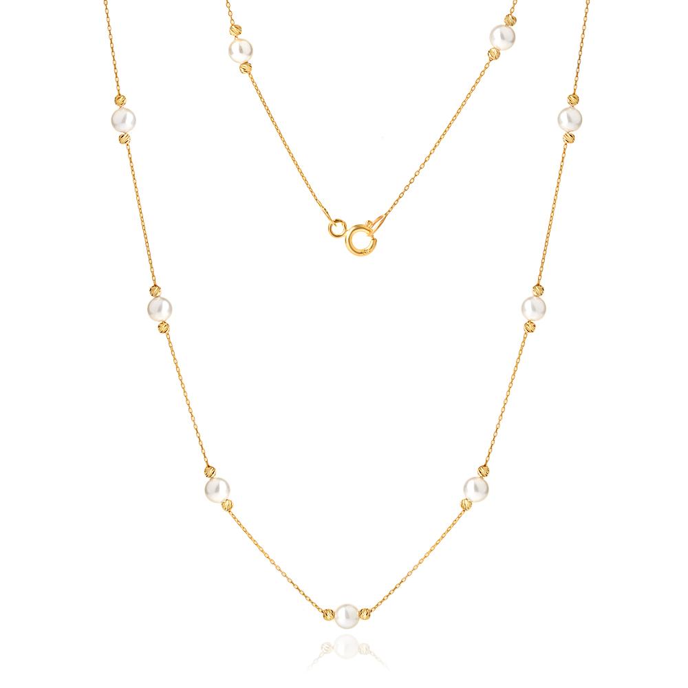 Arany Nyaklánc Pearls Arany Nyaklánc Pearls