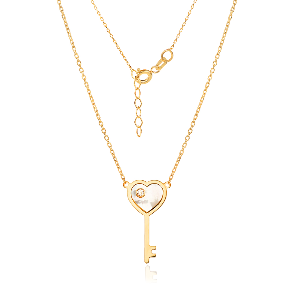 Arany nyaklánc Key Love Arany nyaklánc Key Love