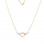 Arany nyaklánc Heart Wing