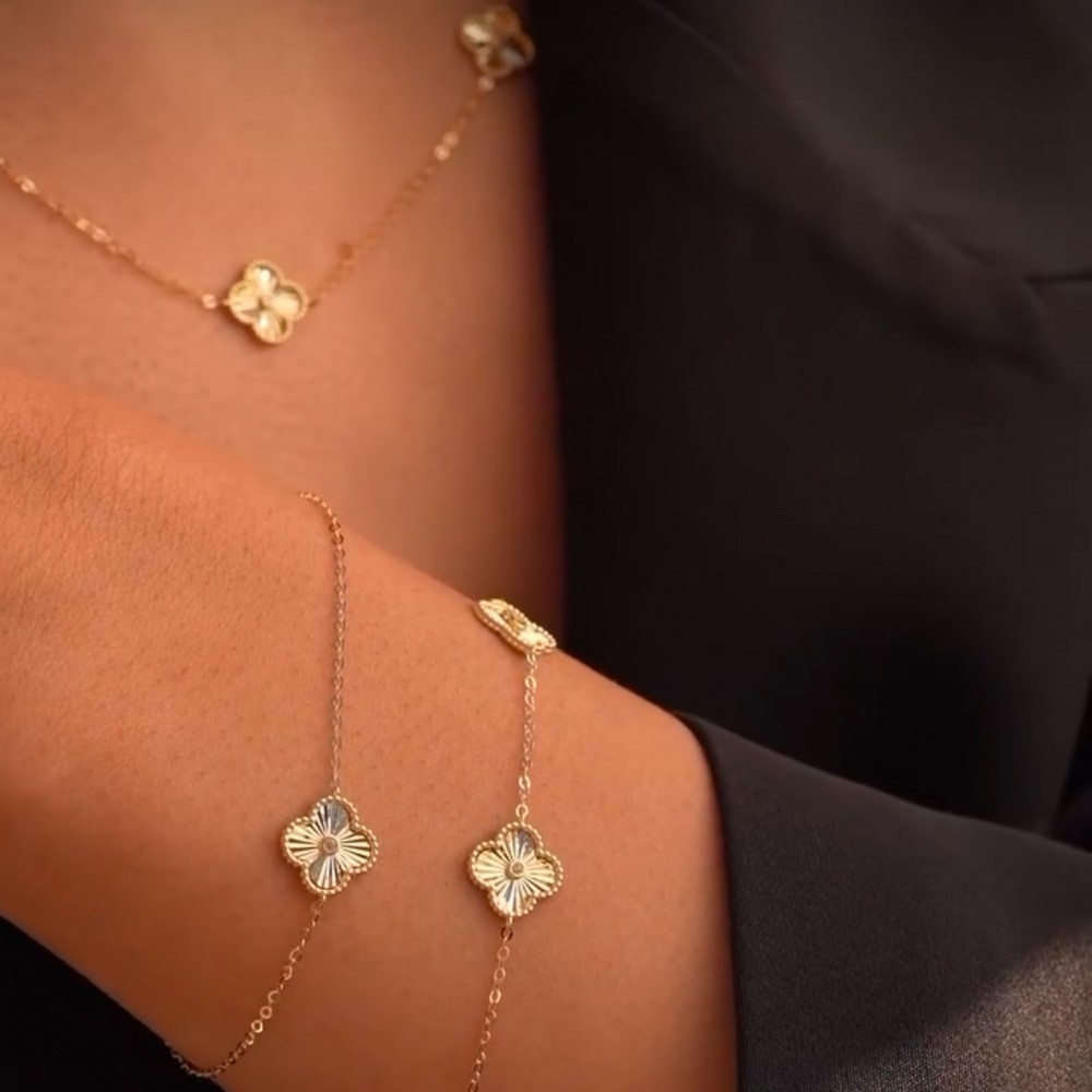 Arany nyaklánc Diamond Clover Arany nyaklánc Diamond Clover
