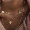 Arany nyaklánc Diamond Clover