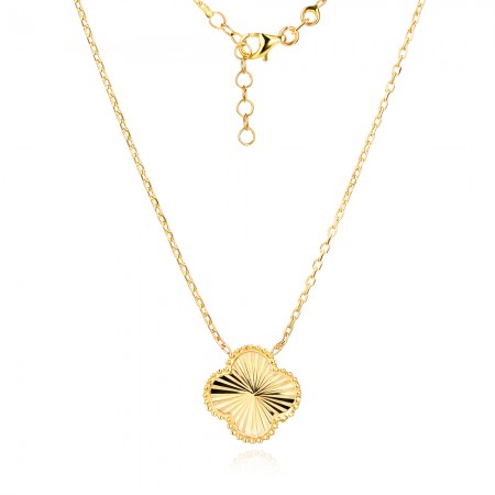 Arany nyaklánc Diamond Clover