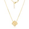 Arany nyaklánc Stones Clover