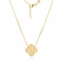 Arany nyaklánc Stones Clover