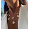 Arany nyaklánc Max Large Diamond Clover