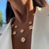 Arany nyaklánc Max Large Diamond Clover