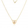 Arany Nyaklánc Pearl Heart-tal