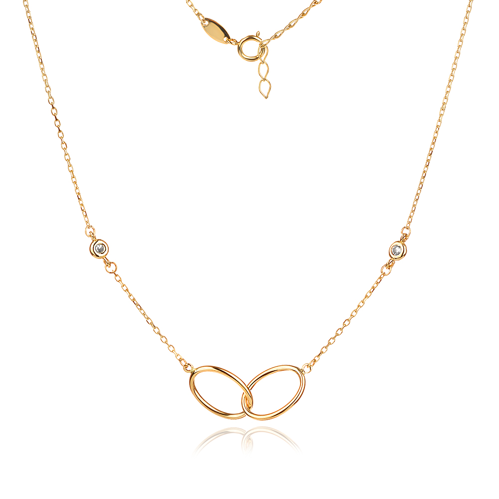 Arany karkötő Delicate Oval