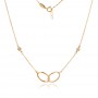 Arany nyaklánc Delicate Oval